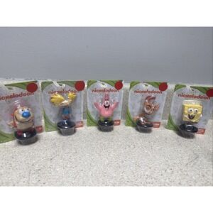 Nickelodeon: Mini Figurines - Spongebob, Patrick, Arnold, Ren & Stimpy -FULL SET